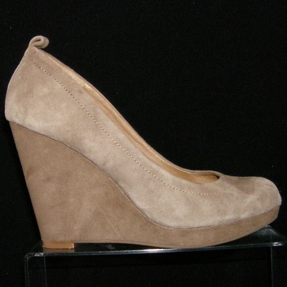 ALDO Odelinia brown suede platform wedges 8 EU38.5 - Picture 5 of 8